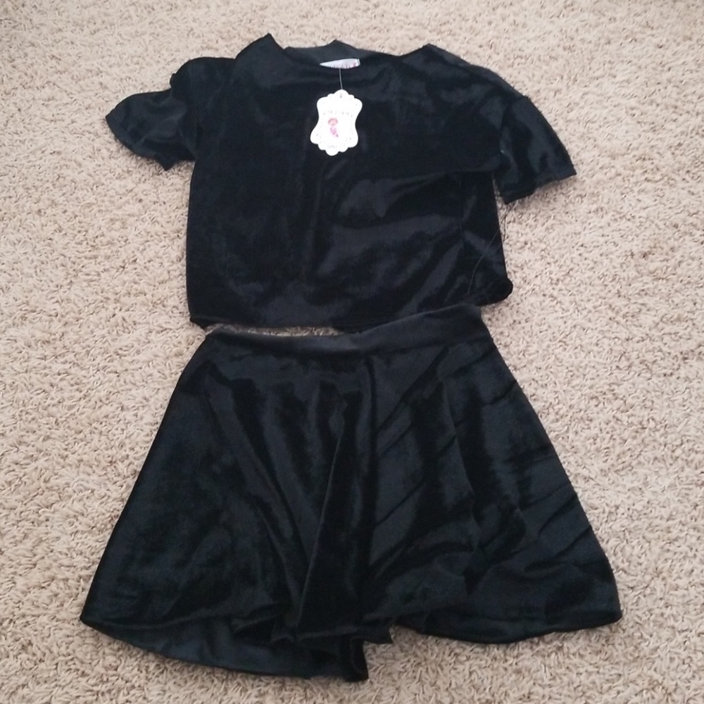 Top and Skirt Set